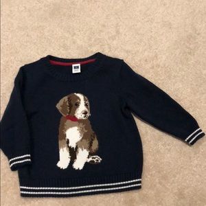 Janie and Jack puppy sweater